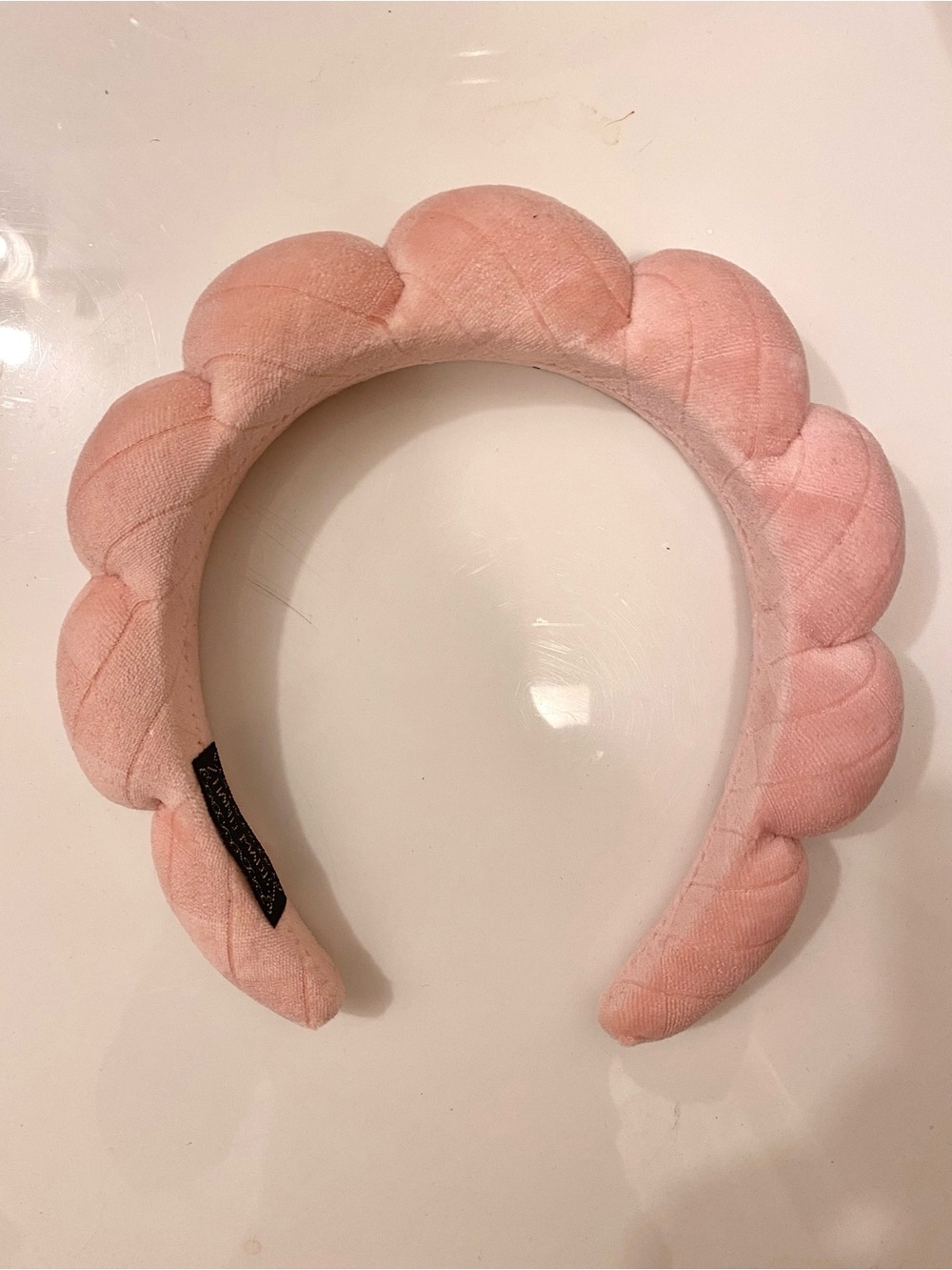 baby pink spa headband